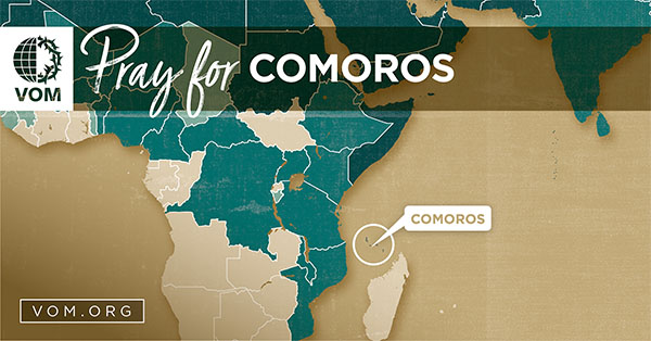 Map of Comoros's location