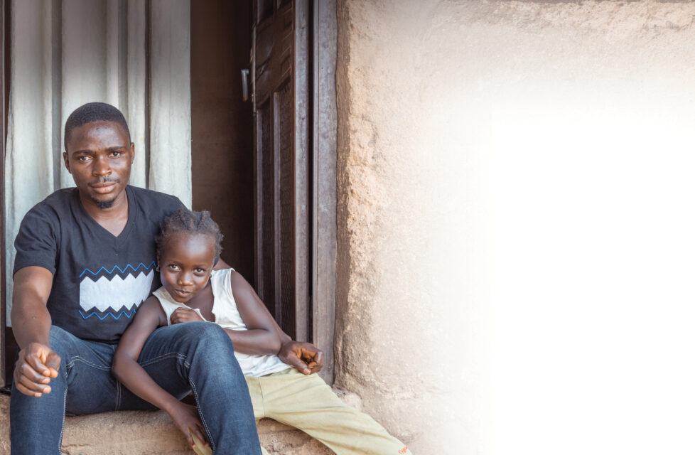 Nigerian Widower with Daughter