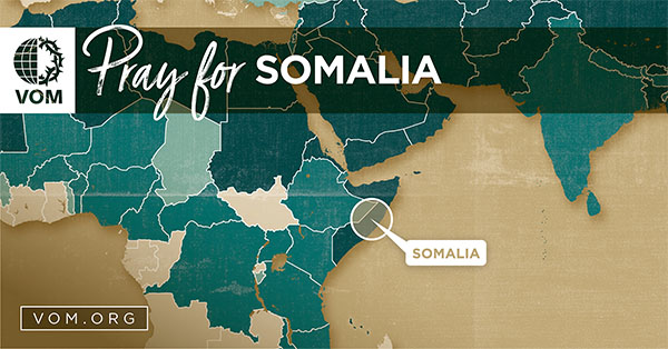 Map of Somalia's location